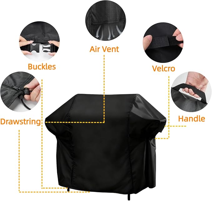 Heavy Duty Flat Top Grill Cover - Image 5