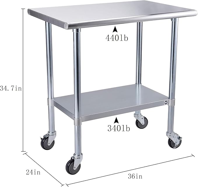 ROCKPOINT Stainless Steel Table - Image 3