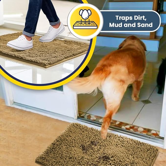 Muddy Mat® Shown on TV – Super Absorbent Door Mat Indoor, Microfiber Quick Dry - Image 3
