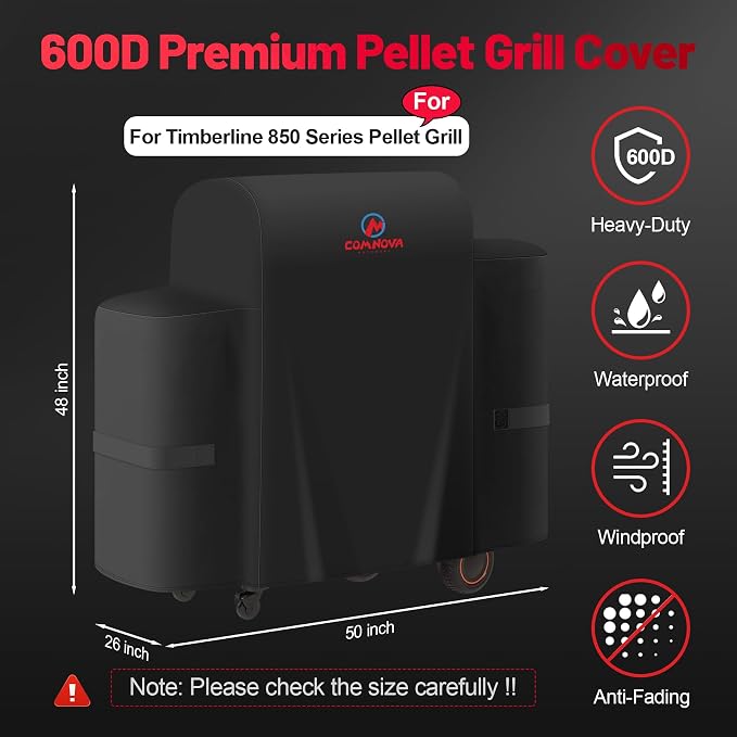 Comnova Grill Cover for Traeger Timberline 850 - Image 2