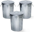 Plexon 5 Gallon Small Metal Trash Can by Plexon