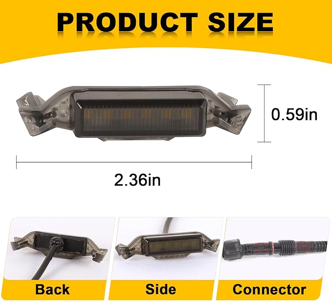 Led Grill Grille Lights fit for 2019 2020 2021 2022 2023 Jeep Wrangler JL JLU - Image 7