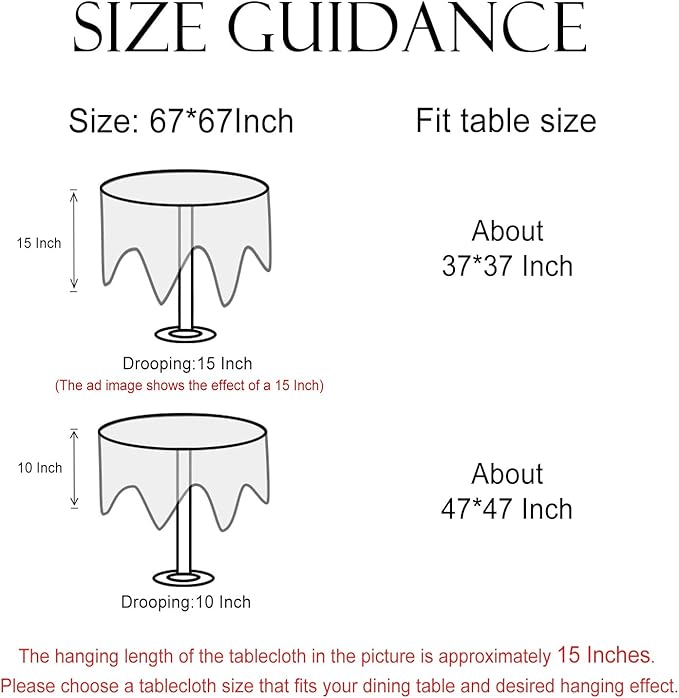Designer Vintage Round Tablecloth, Linen French Tablecloth - Image 7