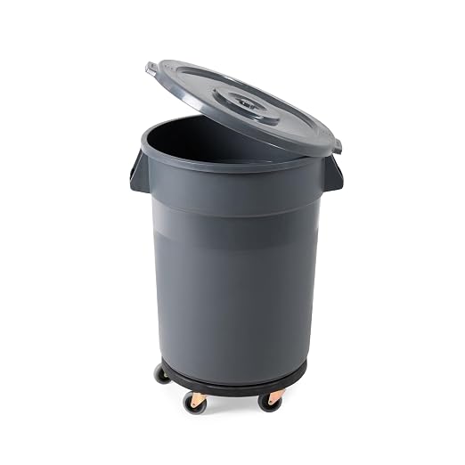 PRO&Family Commercial Round Trash Can by PRO%26Family