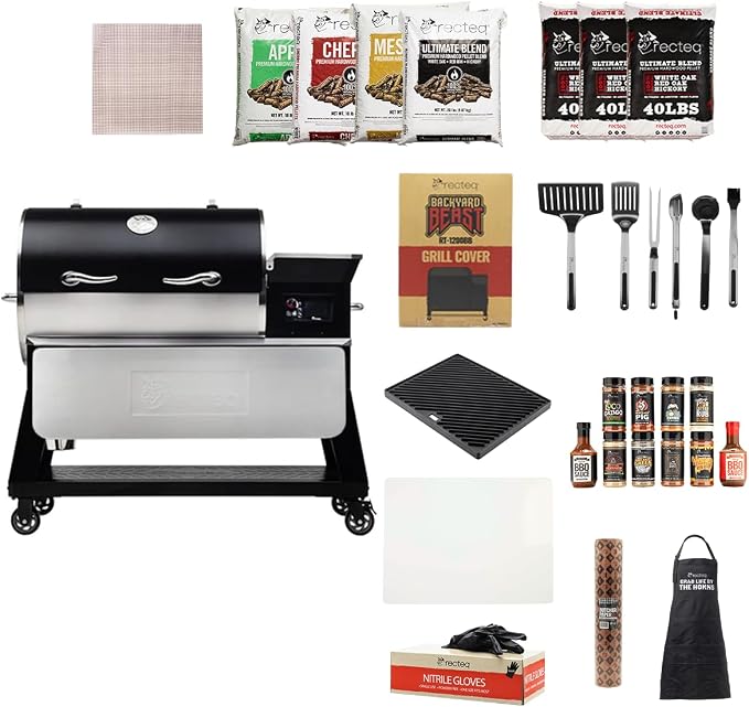 Backyard Beast 1200 BBQ Master Bundle by recteq