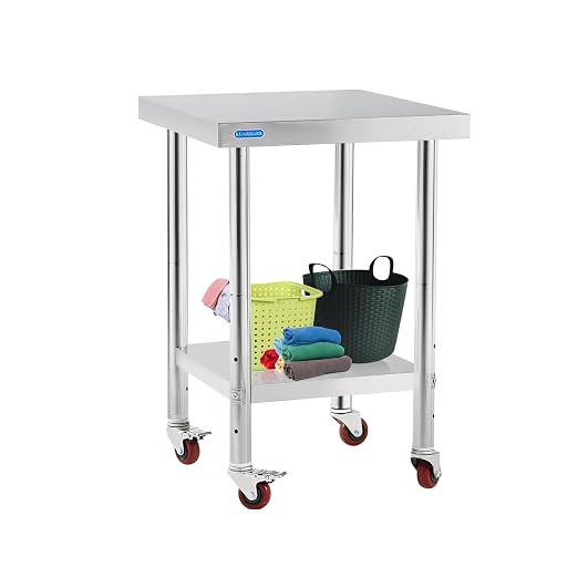 Stainless Steel Table for Prep & Work - Image 9