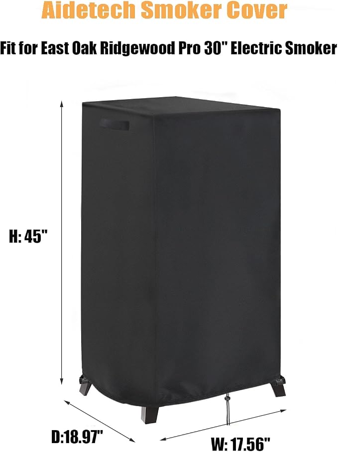 Smoker Cover Fit for East Oak Ridgewood Pro 30" Electric Smoker, Waterproof - Image 2