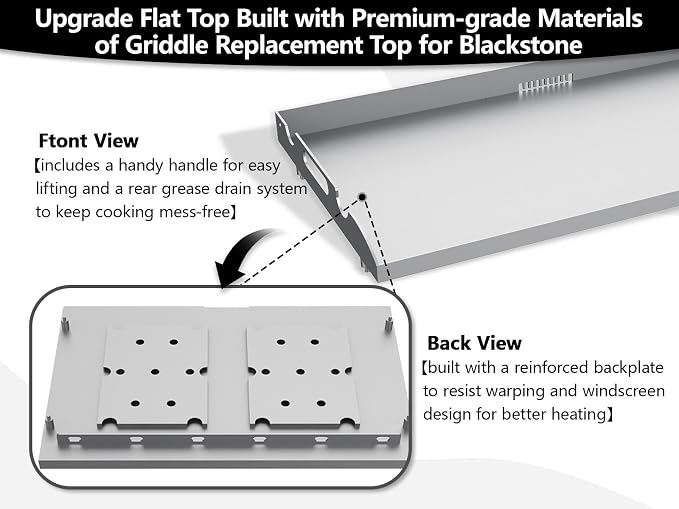 Upgrade Flat Top Griddle Replacement Top - Image 5