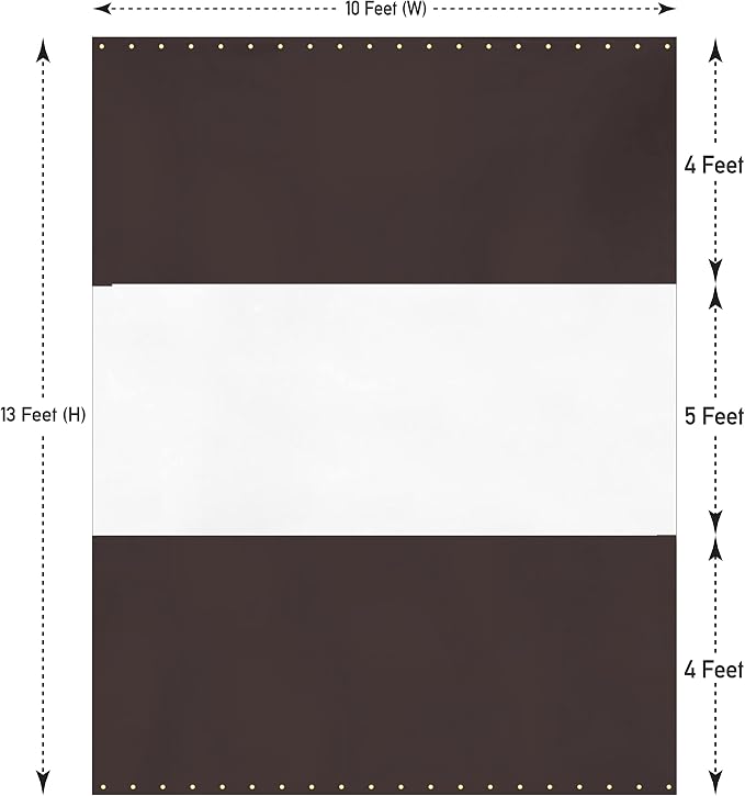 Covers & All Outdoor Clear Panel Curtain, 12 oz Vinyl Outdor Curtains - Image 2