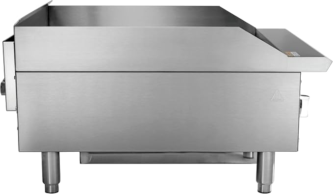 Kratos 24" Wide Commercial Countertop Griddle, Gas Hot Plate - Image 3