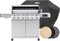Monument Grills 6+1 Burner Smart Propane Gas Grill, Denali 605Pro Stainless by MonumentGrills