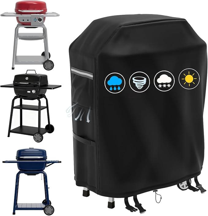 Grill Cover for CharBroil Bistro Pro Electric Grill Griddle, Heavy-Duty 600D by Unknown