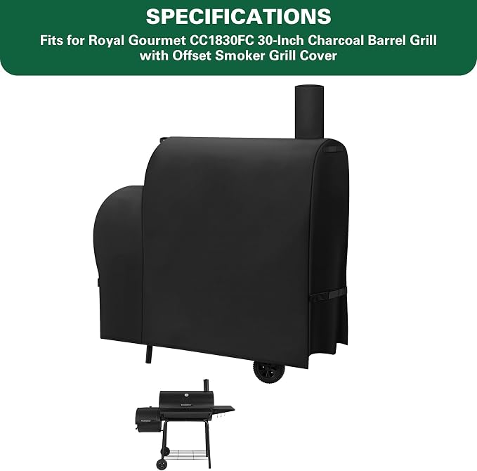 Heavy Duty 600D Grill Cover Fits - Image 2