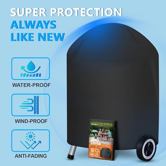 Kettle Grill Cover 22 Inch - Image 5