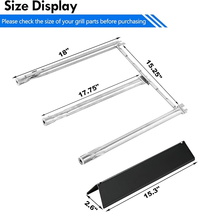 Spirit E-310 Replacement Parts 7636 Flavorizer Bars 69797 Burners - Image 2