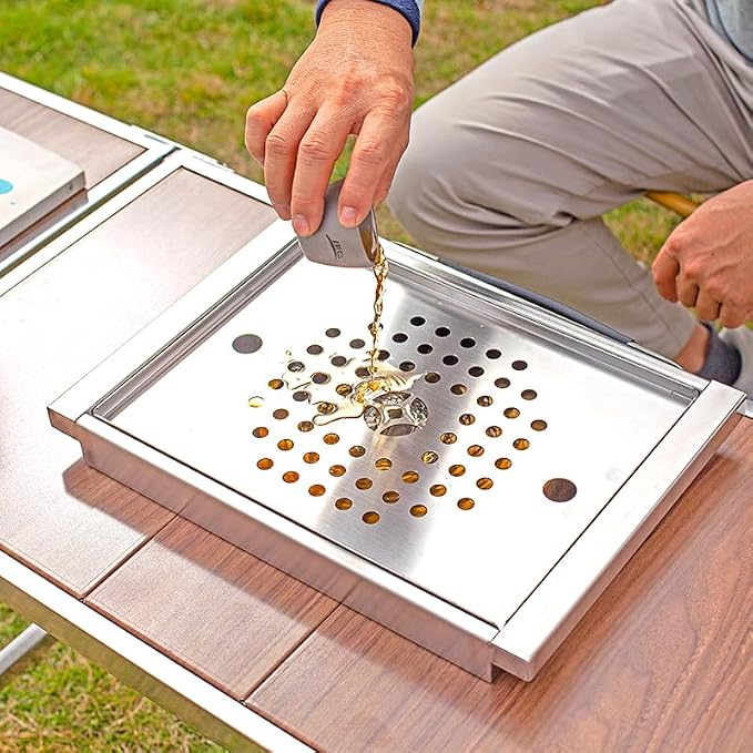 Wild Journey IGT 304 Stainless Steel Folding Table Portable Outdoor Vacation - Image 9