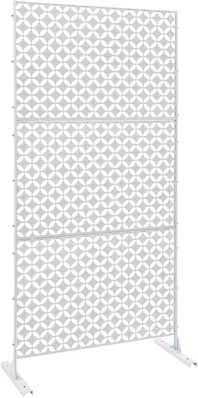 Outdoor Metal Privacy Screen by WANLECY