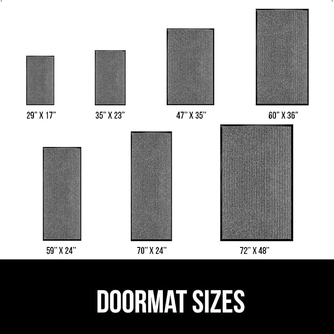 GORILLA GRIP Waterproof Traffic Guard Door Mat, 2 Pack Heavy Duty Entryway Mats - Image 6