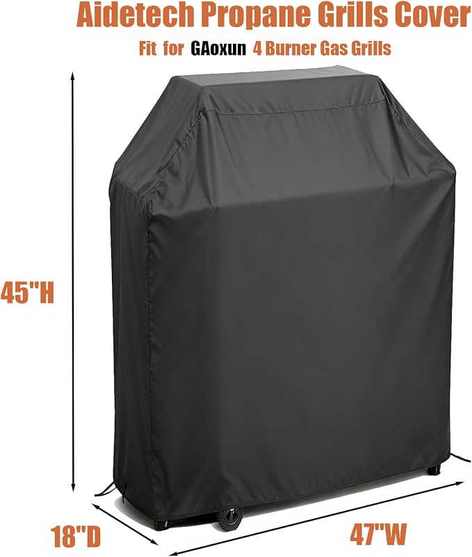 Grill Cover for Aoxun 4-Burner Propane Grill - Image 2