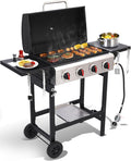 4 Burner Gas Grills Outdoor Cooking Propane Gas Grill BBQ Grill Portable by Unknown