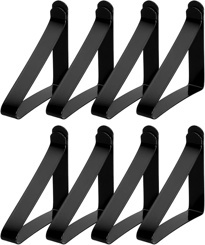 uxcell 8 Pack Tablecloth Clips, Stainless Steel Table Cloth Cover Clamps by uxcell