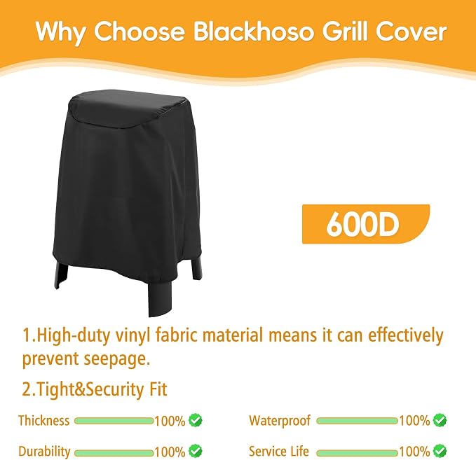 Grill Cover for Weber Lumin Electric Grill - Image 4