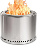 HGD 20 Inch Smokeless Patio Fire Pit, Outdoor Wood Burning Stove, Stainless by HGD