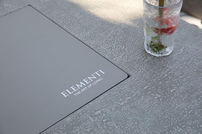 Elementi+ | Bundle Riviera Gas Fire Pit Cast Concrete 60" Rectangular Fire Table - Image 4