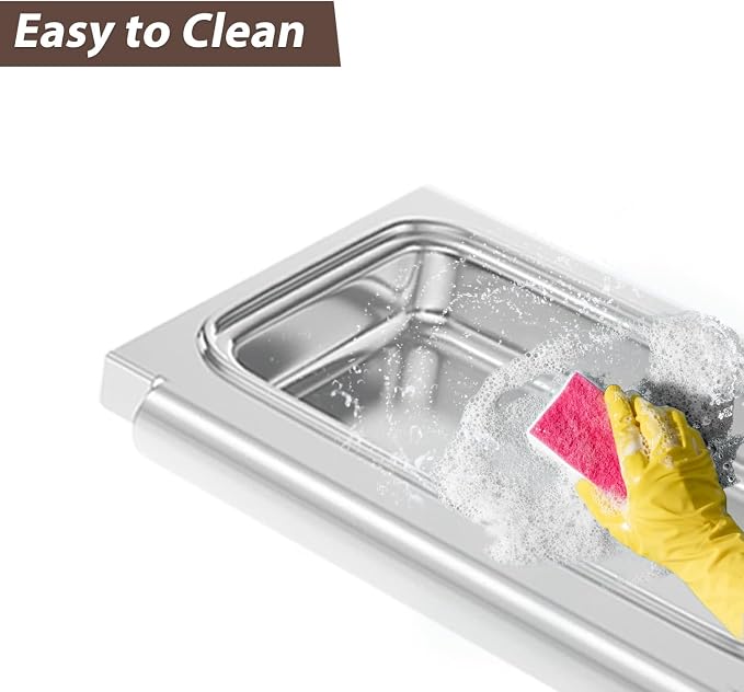 67047 Oil Catch Pan with 6415 15-Pack Aluminum Pan Liners - Image 7
