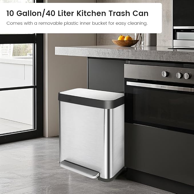 10 Gallon Ktichen Trash Can - Image 2