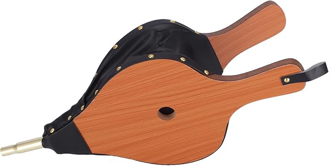 Wood Fireplace Bellows, Large Wood Air Blower - Image 8