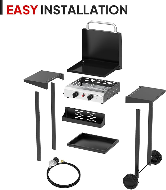Bonnlo 20000BTU Propane Griddle - Image 4