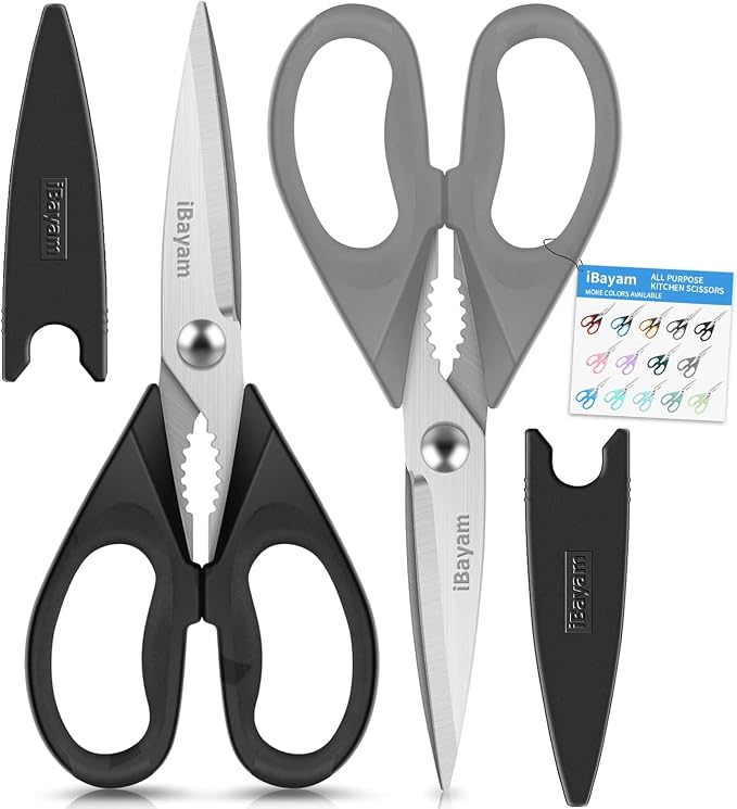 Kitchen Christmas Gifts Set, iBayam All Purpose Kitchen Scissors by iBayamDirect