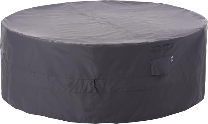 WJ-X3 Ripstop Round Patio Furniture Cover, Waterproof, UV Resistant, Anti-Fading by WJ-X3