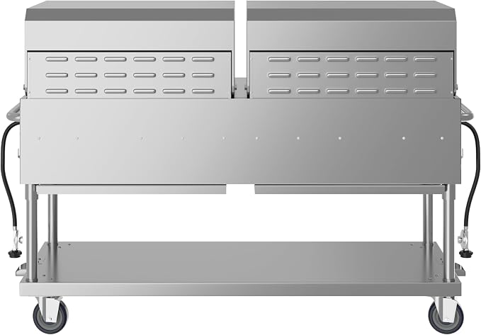 72 in. 10-Burner Commercial Outdoor Propane Gas Grill - Image 8
