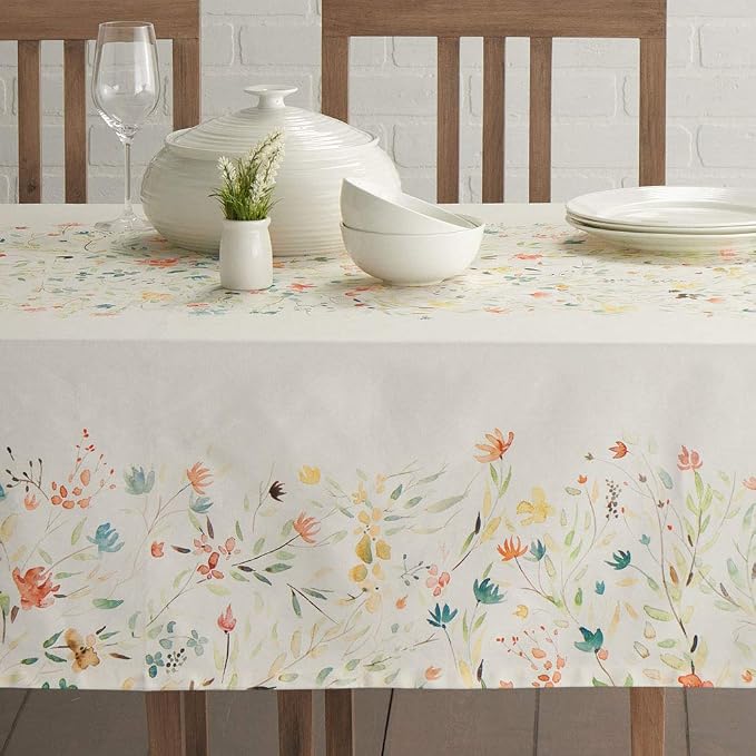 Maison d' Hermine Table Cloth Rectangle Table 100% Cotton 60 x 108 Inches - Image 7