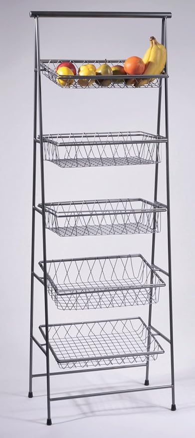 G.E.T. IR-903 Gray 18 Wire Pastry Basket - Image 6