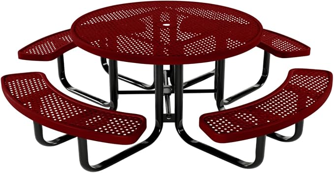 COATEDOUTDOORFURNITURE Heavy-Duty Portable Outdoor Kids Table by CoatedOutdoorFurniture