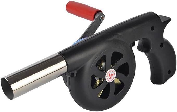 Sunglow Outdoor Cooking BBQ Fan Air Blower，Hand Crank Blowers， Barbecue Fire by Sunglow