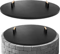 G GOOD GAIN Firepit Lid Round 38 Inch by GGOODGAIN