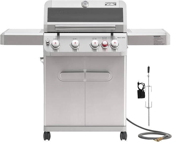 Monument Grills 4+1 Burner Natural Gas Grill by MonumentGrills