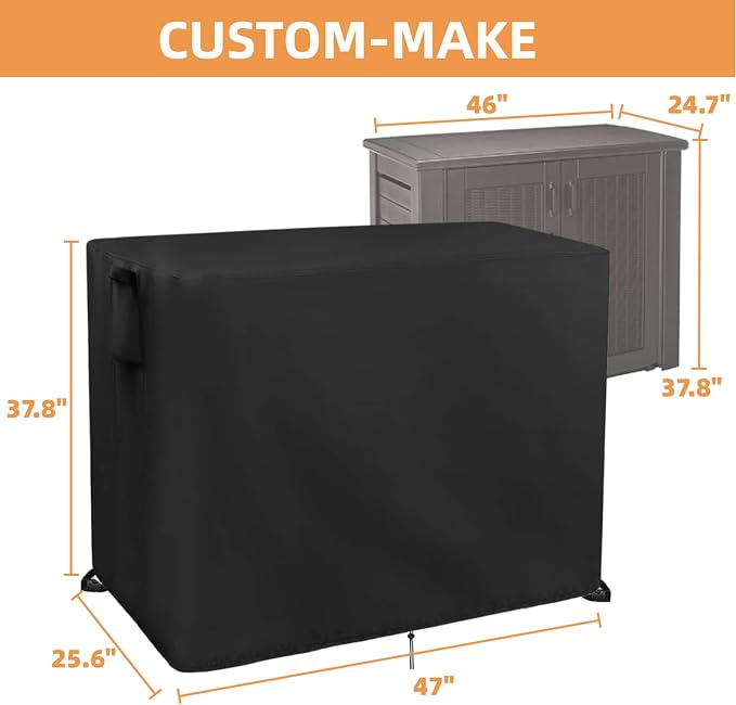 Outdoor Storage Cabinet Cover, Waterproof& Dustproof Cover - Image 2