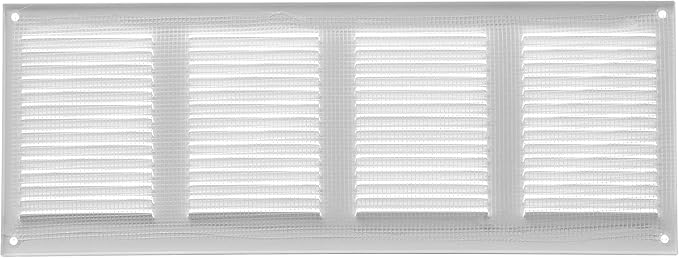 Repa Market 2-Pack Air Vent Cover 16x6 Inch White Galvanized Steel Louvered - Image 6