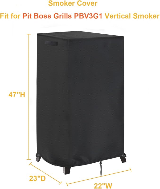 Smoker Cover Fit for Pit Boss 3-Series Gas Vertical Smoker, Waterproof Grill - Image 2