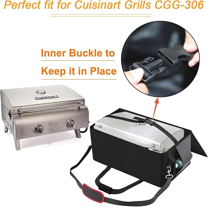 Carry Bag Compatible with Cuisinart CGG 306 Chef's Style Tabletop Grill - Image 2