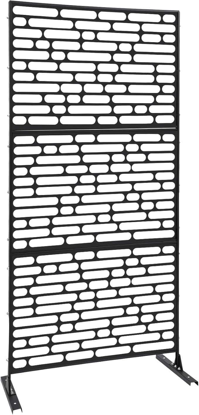 Outdoor Metal Privacy Screen by WANLECY
