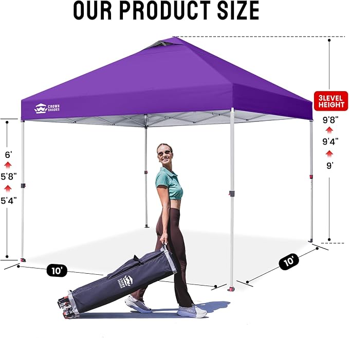 CROWN SHADES 10x10 Pop Up Canopy - Image 6