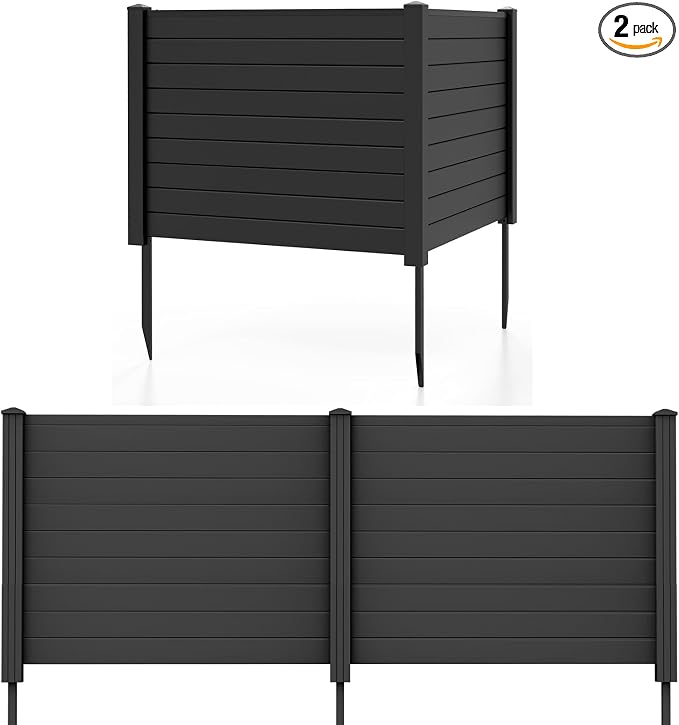Giantex 4 Panels Air Conditioner Fence by Giantex