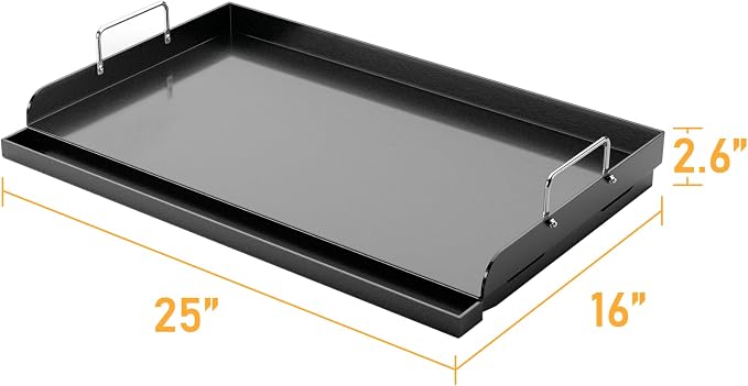 Utheer 25" x 16" Nano-Ceramic Nonstick Griddle - Image 2