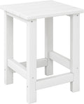 Costaelm Kids Outdoor Side Table, Small Patio HDPE Adirondack Square Table by Costaelm